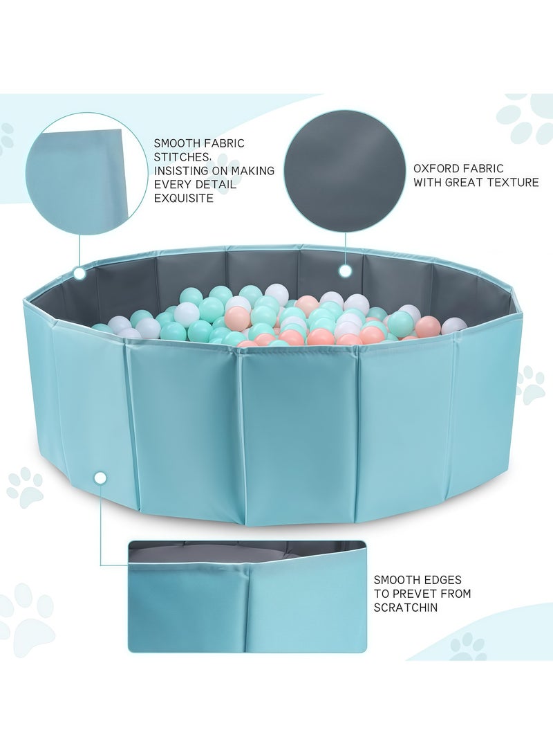 EzzySo Baby Toy Ball Pit,Children's Toy Ball Pit with Storage Bag,Round Kids' Ball Pit,Double Oxford Cloth Ball Pit,Indoor and Outdoor Game Kids Play Ball Pool,Folding Portable Ball Pool,Sandbox Pool,sand pool home folding fence,indoor play sand digging toolBaby Ball Pool,Swimming Pool,Portable Bathtub,Pet Dog Bath Pool,for Outdoor Indoor,for Baby/Toddlers (Balls Not Included) - Image 4